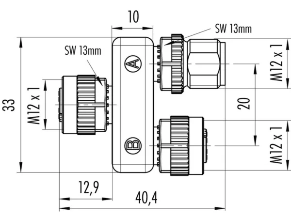 Twin distributor