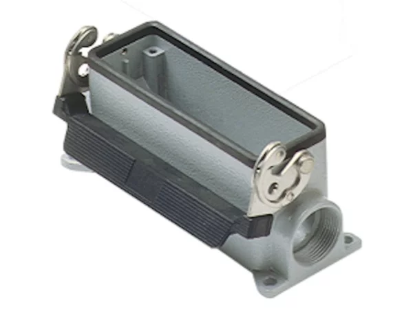 surface mounting housing, high, size 104.27, C-TYPE alu, 1 lever, 2xM32 side