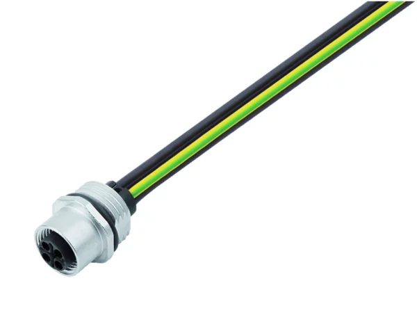 Female panel mount connector
