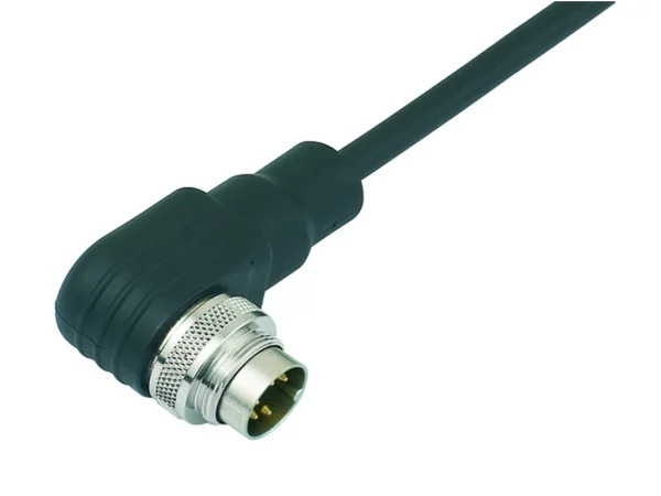 Male angled connector