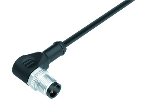 Male angled connector