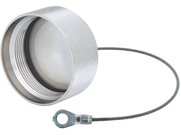 Brass protective cap with rope