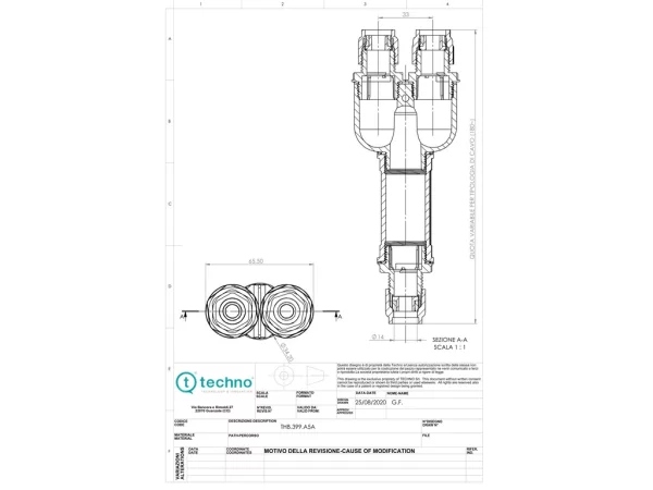 Junction connector, Y, Screw