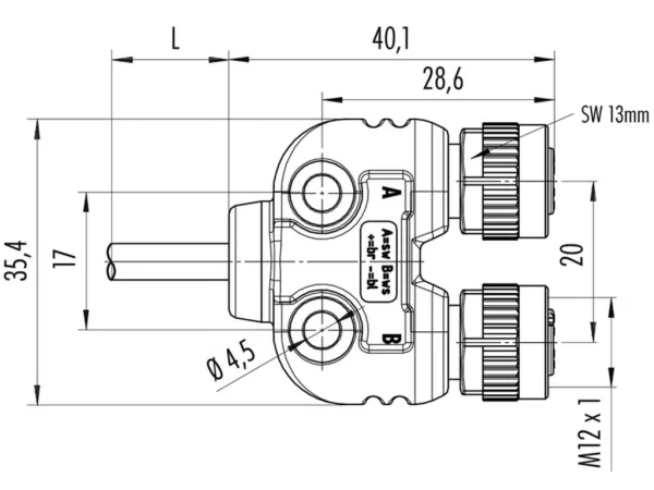 Twin distributor