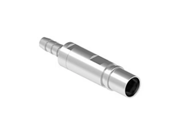 female contact, MIXO, metal, 3,0mm internal, plug, pneumatic,  shutt-off valve