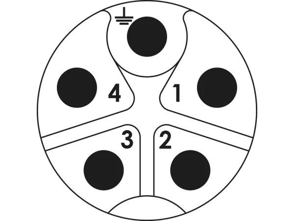 Crimp insert, 4+PE