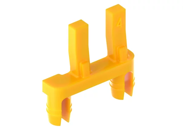 coding pin, plastic, 16 coding possibilities, for MIXO ONE, yellow