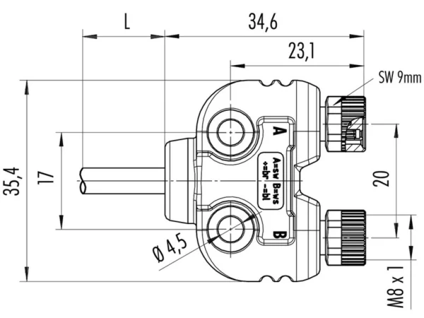 Twin distributor