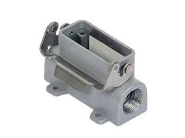 surface mounting housing, size 49.16, CZ7 alu, 1 rigid lever, 1xM25 side