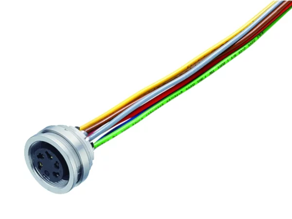 Female panel mount connector