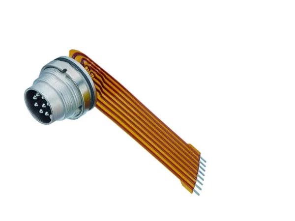 Male panel mount connector