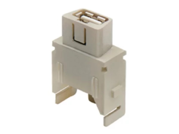 female insert, MIXO, 1MU, for USB patch cable CW 2 UAM