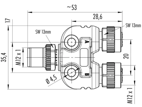 Twin distributor