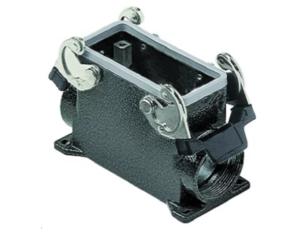 surface mounting housing, high, size 77.27, E-Xtreme alu, 2 levers, 1xM32 side