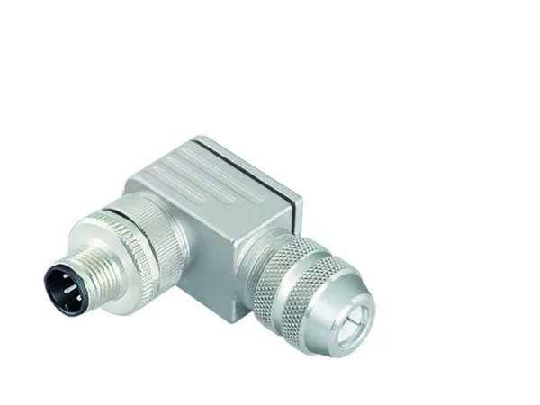 Male angled connector