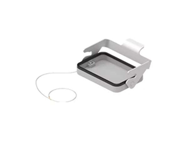 protection cover, size 104.62, alu, 1 lever, gasket, loop
