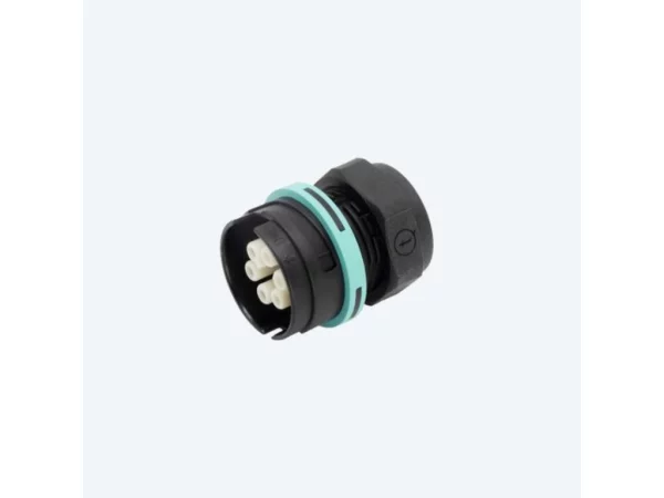 Socket connector panel-mounted M28, screw