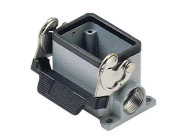 surface mounting housing, high, size 44.27, C-TYPE alu, 1 lever, 2xPG29 side