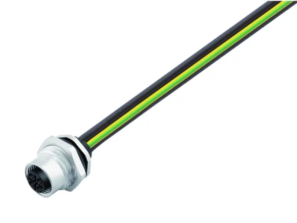 Female panel mount connector