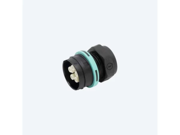 Socket connector panel-mounted M28, screw