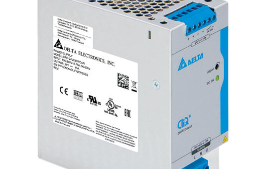 Delta Adds 240W and 480W models within DIN Rail power supply series CliQ III