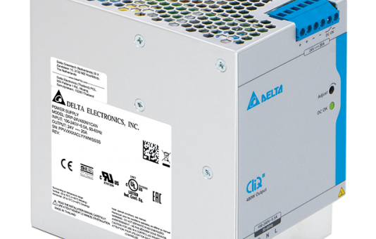 Delta Adds 240W and 480W models within DIN Rail power supply series CliQ III