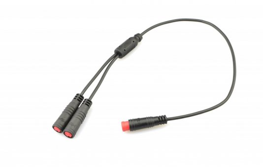 With its compact size the new splitter cable from Higo perfectly fits e-bike frames