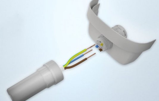 Connecting luminaires quickly & flawlessly with Adels LCS75 waterproof connector