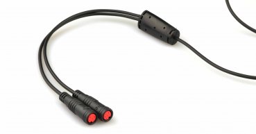Higo mini-B connector splitter for integration of brake lighting in e-bike system