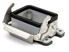 bulkhead mounting housing, size 44.27, V-TYPE alu, 1 lever