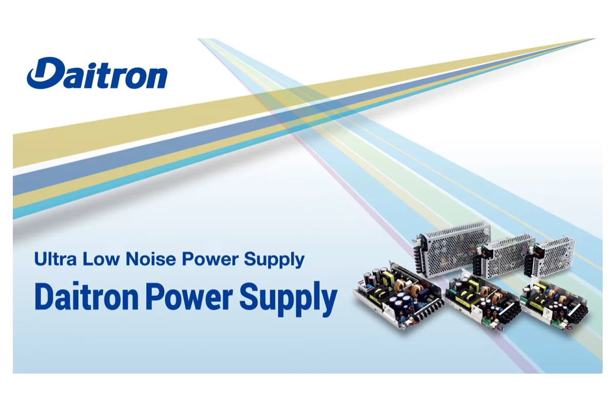 Ultra low noise power supplies van Daitron