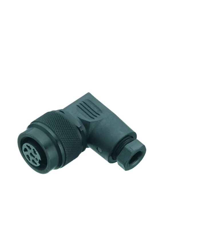 Female angled connector