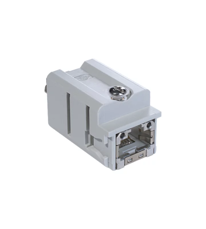 adaptor, size 21.21, with RJ45 IDC female insert, configuration T568B