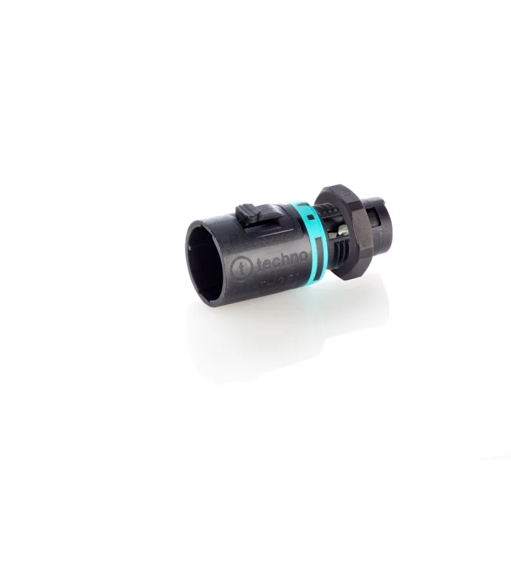 Micro plug connector panel-mounted screw M11