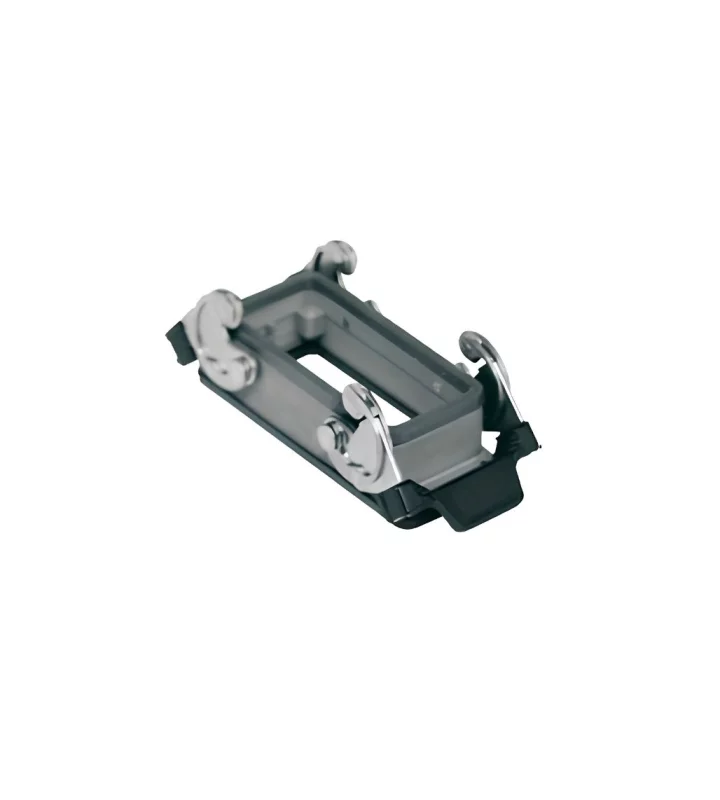 bulkhead mounting housing, size 104.27, EMC alu, 2 levers