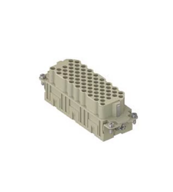 female insert, size 104.27, 64p+PE, crimp, 16A, 500V, HNM