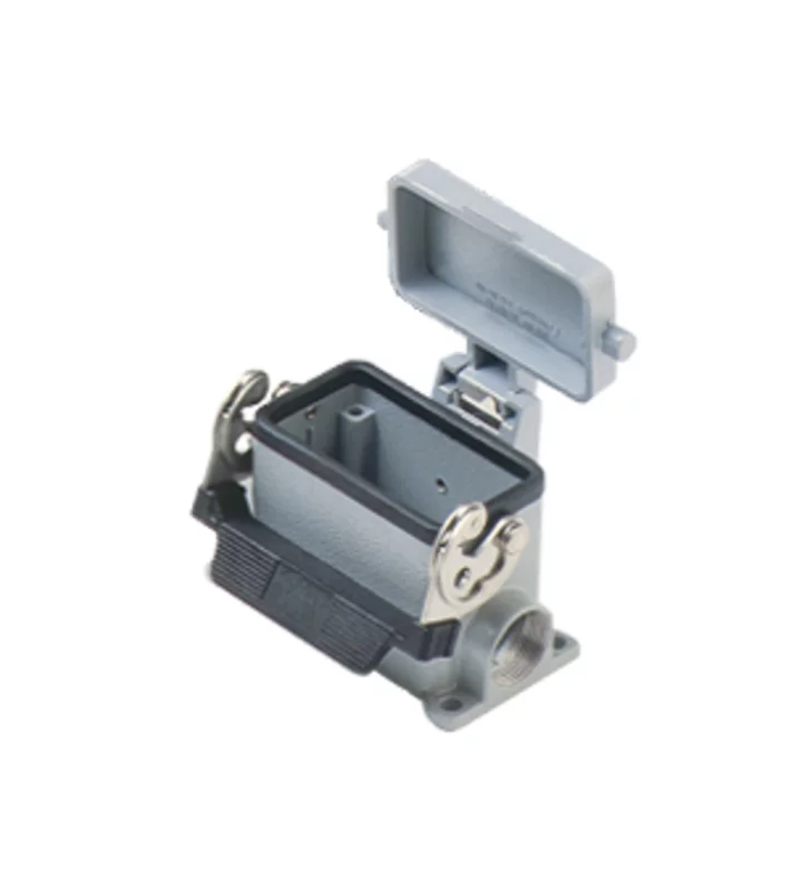 surface mounting housing, high, size 57.27, C-TYPE alu, 1 lever, 1xPG29 side, cov.