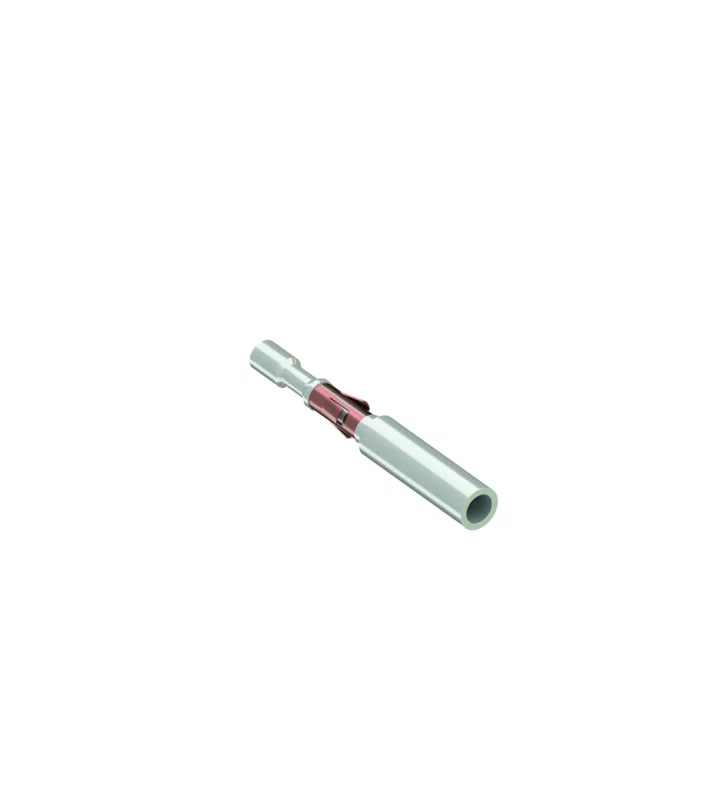 fibre optic female contact, 2,2mm², crimp, LWL+6A, series CD, for POF 1,0mm