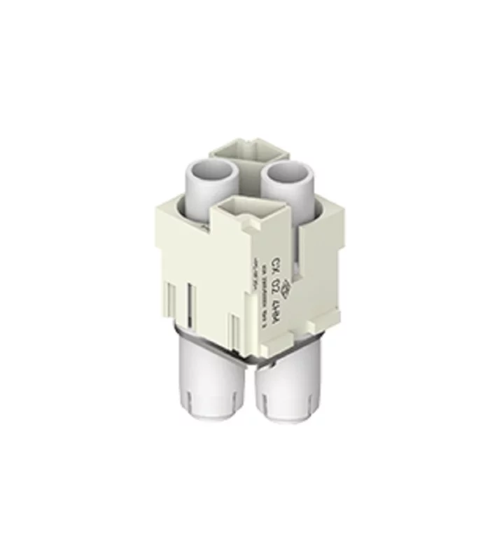 male insert, MIXO, 2MU, 2p, crimp, 40A, 2900/5000V,