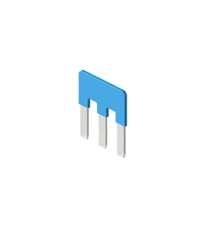 parallel bridge, for 3 contacts, 10A, 50V, for inserts CDSH, blue