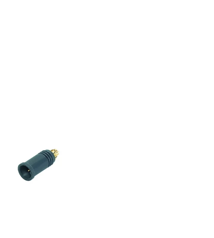 Male receptacle for sensor tubes