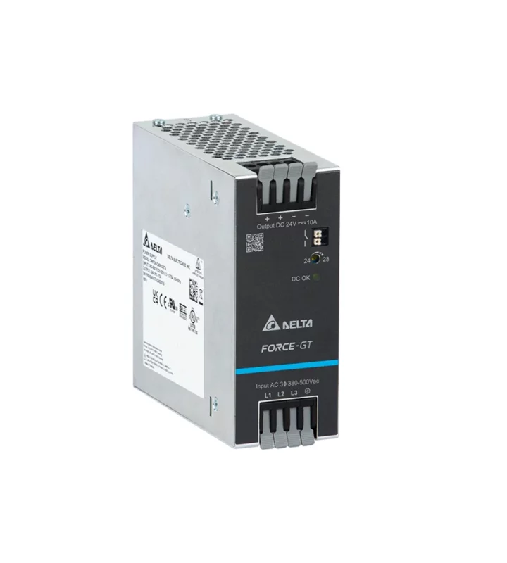 Power supply, 2,3Ph, 240W, DIN Rail, AC/DC, 24 Vdc, 10 A