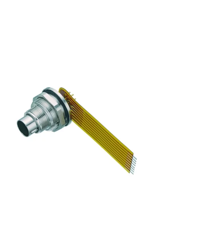 Male panel mount connector