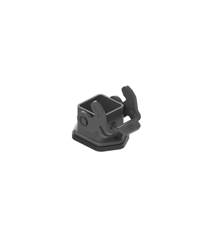 bulkhead mounting housing, size 21.21, CK plastic, 1 lever, black
