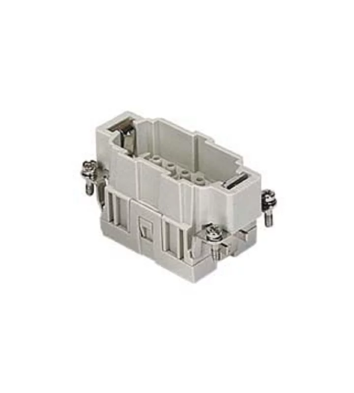 male insert, size 57.27, 10p+PE, crimp, 16A, 500V, HNM