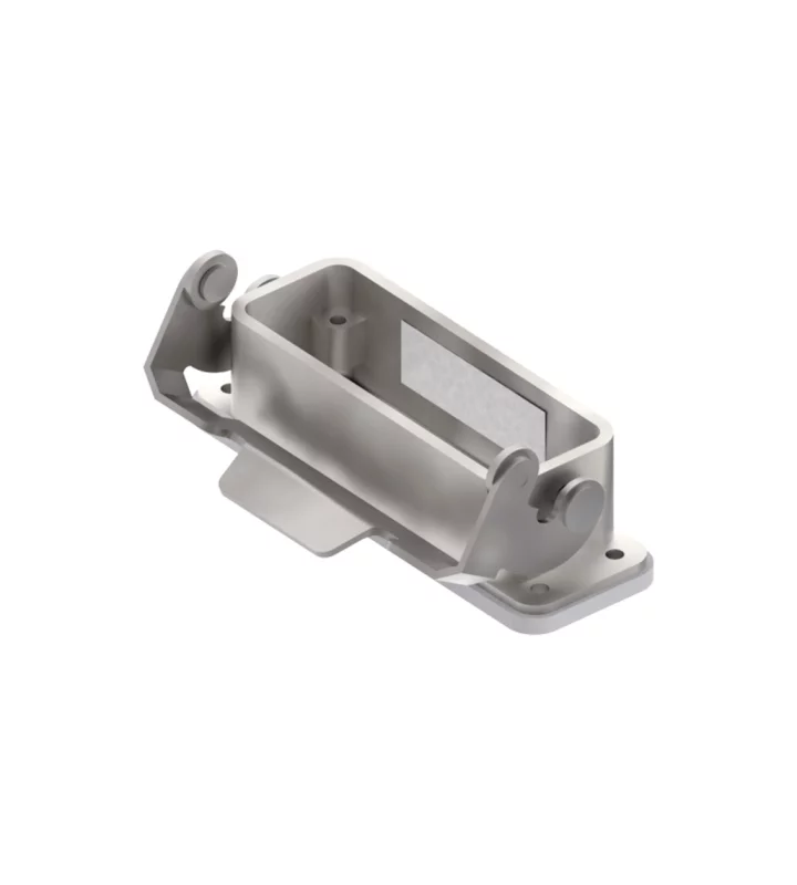 bulkhead mounting housing, size 66.16, EMC alu, 1 rigid lever