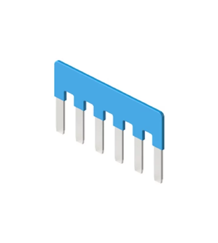 parallel bridge, for 6 contacts, 10A, 50V, for inserts CDSH, blue