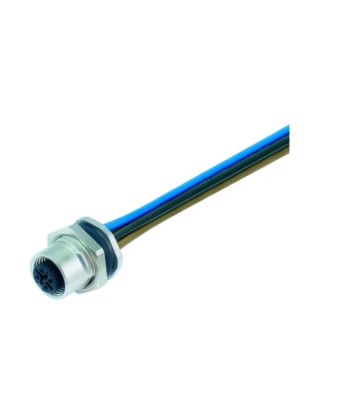 Female panel mount connector