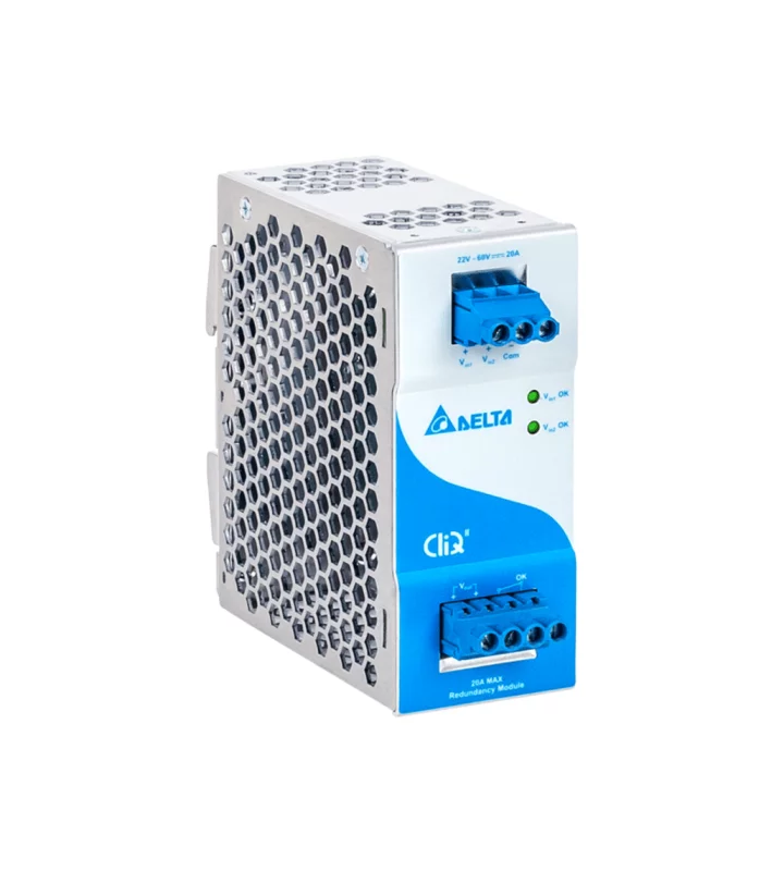 Cliq II redundancy module, DIN Rail, Redundancy <5 Vdc, Max. 20 A