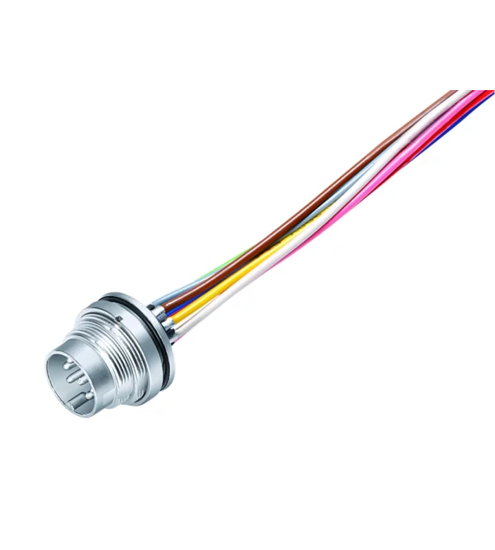 Male panel mount connector